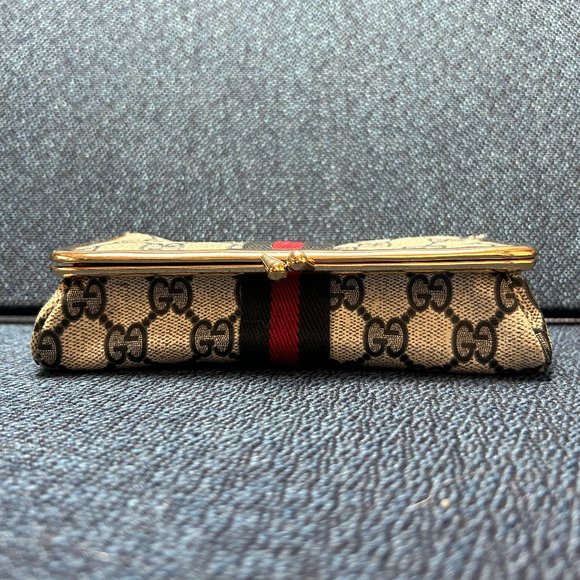 Gucci Vintage Kisslock Cosmetic Case Pouch - Picture 4 of 8